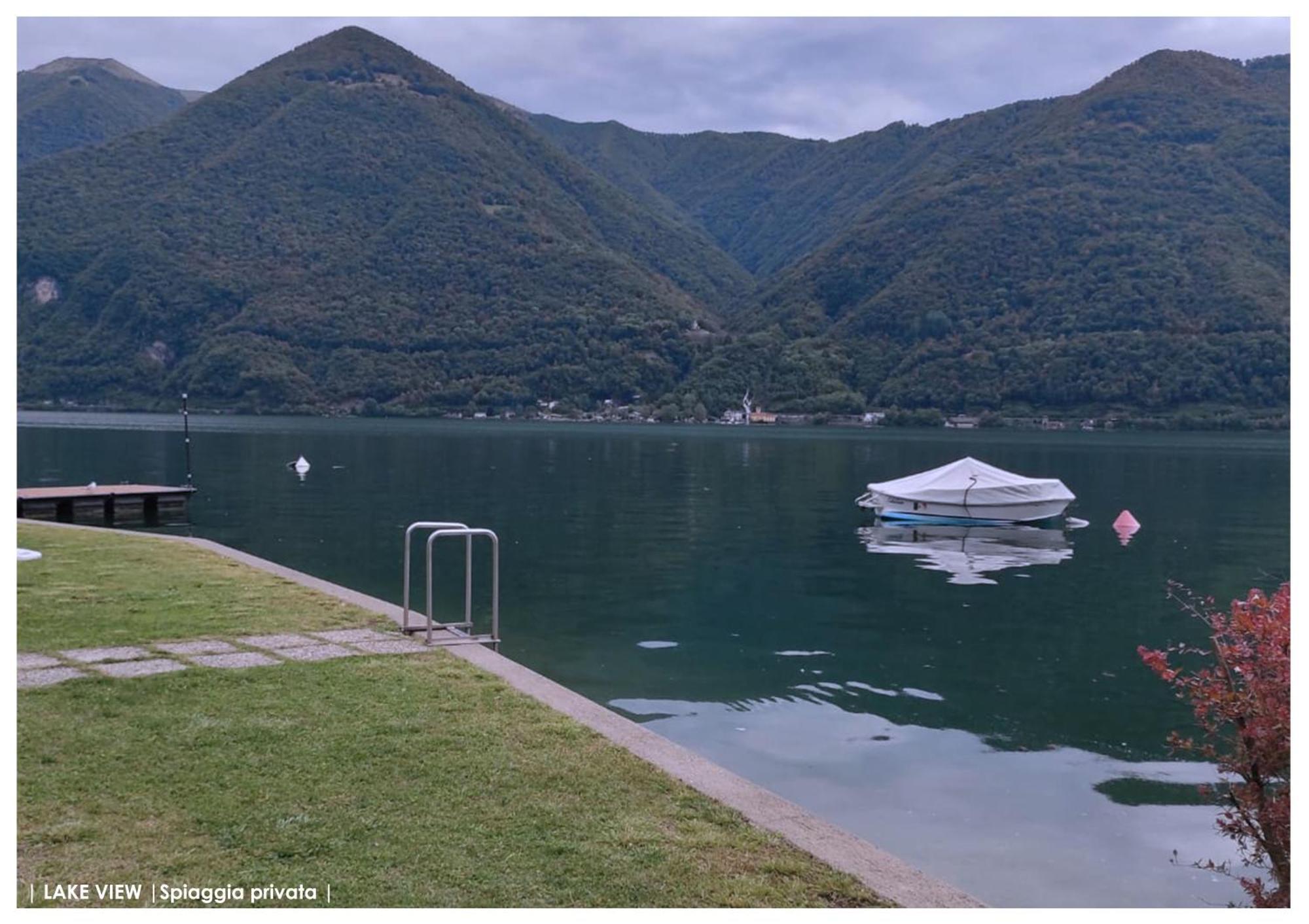 Lfsuite Luganolake Terrazza Spiaggia Privata Parking Wi-Fi Netflix 波尔莱扎 外观 照片